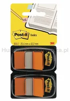 Zakładki indeksujące POST-IT® (680-O2EU), PP, 25,4x43,2mm, 2x50 kart., pomarańczowy - 9