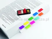 Zakładki indeksujące POST-IT® (680-O2EU), PP, 25,4x43,2mm, 2x50 kart., pomarańczowy - 5