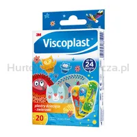 Plastry dziecięce VISCOPLAST Zwierzęta, 72x25mm, 20 szt., pudełko - 6