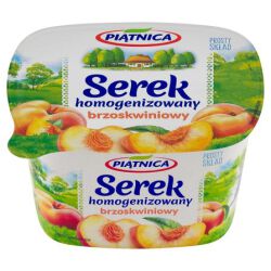 Piątnica Serek homogenizowany brzoskwiniowy 150g