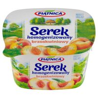 Piątnica Serek homogenizowany brzoskwiniowy 150g