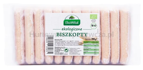 Ekowital Biszkopty Dla Dzieci  Bio 200 G