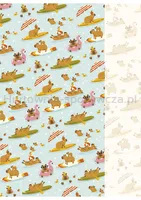 Zeszyt szkolny GIMBOO, A4, w kratkę, 32 kart., 70gsm, mix wzorów - 2