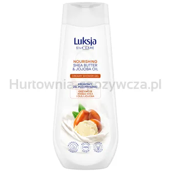 Luksja Żel Pod Prysznic Silk Care Kremowy Masło Shea I Olej Jojoba 500 Ml