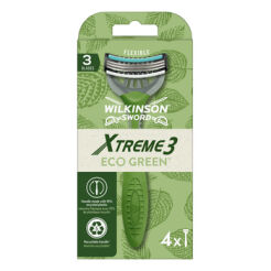Xtreme3 Eco Green Jednorazowe Maszynki Do Golenia Dla Mężczyzn, 4 Szt.