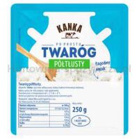 Twaróg Kanka Półtł Kostka 250 G Mw Dobry Wybór