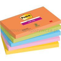 Post-It Karteczki samoprzylepne Super Sticky, BOOST, 76x127mm, 5x90 kart. 