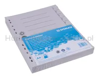 Donau Przekładka karton A4, 235x300mm, 1-10, 1 karta, szara  - 2