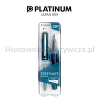 Platinum Pióro Wieczne Prefounte Night Sea, F, W Plastikowym Opakowaniu, Na Blistrze, Niebieskie  - 3