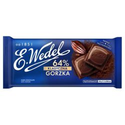 Wedel Czekolada Gorzka Klasyczna 64% Kakao 90G