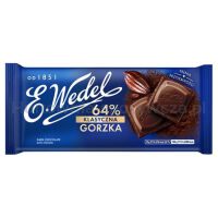 Wedel Czekolada Gorzka Klasyczna 64% Kakao 90G