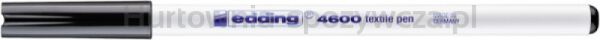 Edding Pisak tekstylny e-46001mm, czarny  - 2