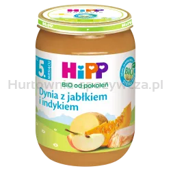 Hipp Bio Od Pokoleń, Dynia Z Jabłkiem I Indykiem, Po 5. M-Cu, 190 G