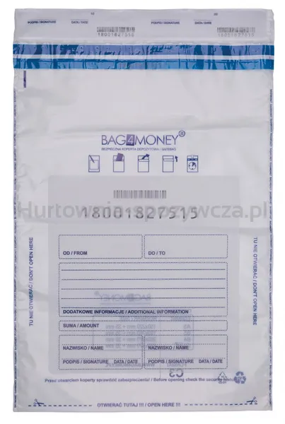 Office Products Koperta Bezpieczna C3, 330X470Mm, 50Szt., Transparentna 