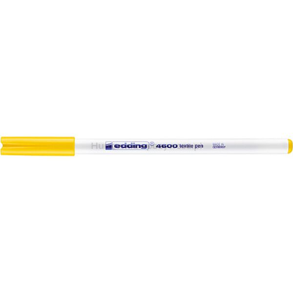 Pisak tekstylny e-4600 EDDING, 1 mm, żółty - 3