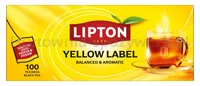 Herbata LIPTON czarna, Yellow Label, 100 torebek - 3