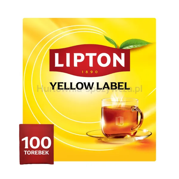 Lipton Herbata Czarna Yellow Label 100 torebek