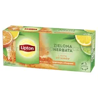 Herbata LIPTON zielona, z nutą cytrusów, 20 torebek - 2