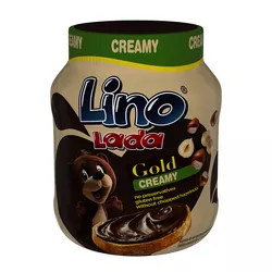 Lino Lada Gold Creamy Krem do smarowania z orzechami laskowymi i kakao 350 g