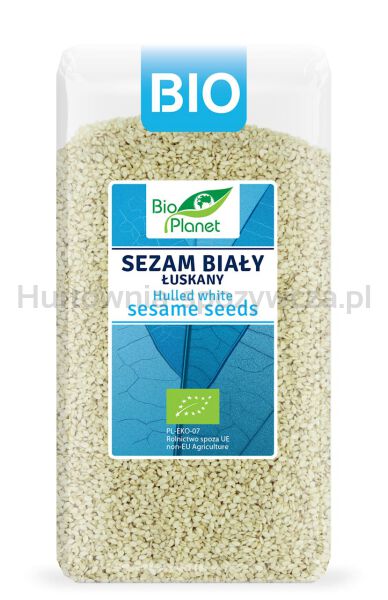 Bio Planet Sezam Biały Łuskany Bio 400 G 