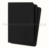 Zestaw 3 Zeszytów Moleskine Cahier Journals P (9X14Cm) W Kratkę, 64 Strony, Czarny - 10