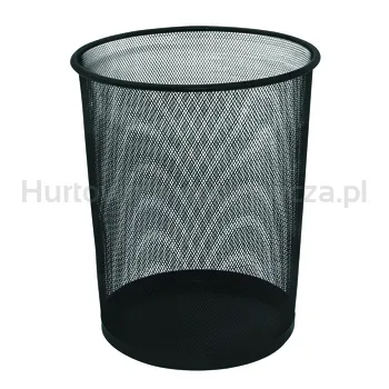 Kosz Na Śmieci Q-Connect Office Set Metalowy 19L Czarny