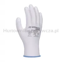 Donau Rękawice Safety Pu White, Kat. Ii, Rozm. 9, Białe - 2