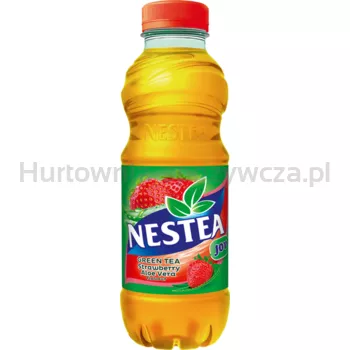 Nestea Green Tea Napój o smaku truskawkowym z dodatkiem aloesu 500ml