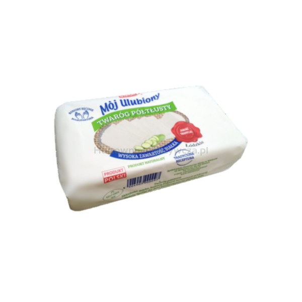 Wieluń Twaróg półtłusty w pergaminie około 1kg