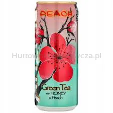 Arizona Napój Green Tea z miodem i brzoskwinią 0,33l