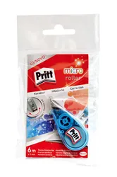 Korektor w taśmie PRITT, micro roller, 5mm x 6m, zawieszka, mix kolorów