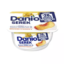 Danio Serek homogenizowany o smaku brzoskwiniowym 150 g