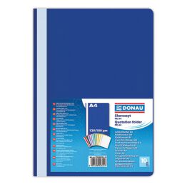 Donau Skoroszyt PP, A4, standard, 120/180mikr., granatowy 