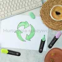 Zestaw zakreślaczy SCHNEIDER Job Pastel Grey, 1-5 mm, 6 szt., pudełko z zawieszką, mix kolorów - 3