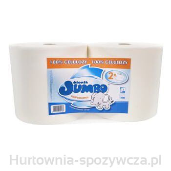 Czyściwo Słonik Jumbo Professional Białe 2 Rolki 2 Warstwowe