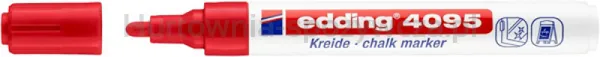 Edding Marker kredowy e-4095 2-3mm, czerwony 