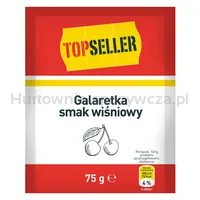 Topseller Galaretka smak wiśniowy 75g