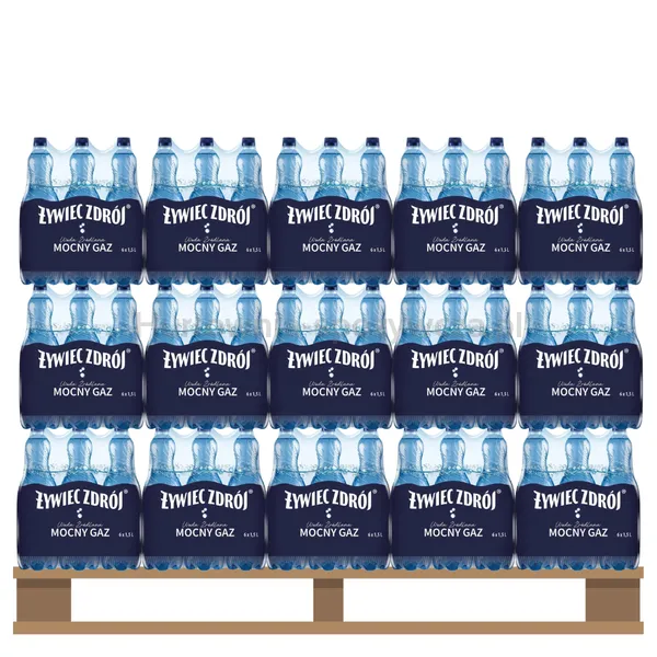 Żywiec Zdrój Mocny Gaz 1500 ml <br>Paleta 432 szt.
