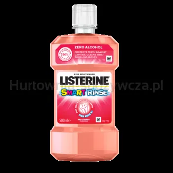 Listerine Smart Rinse Berry Płyn Do Płukania Jamy Ustnej Z Zawartością Fluorku 500 Ml