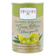 Helcom Oliwki zielone nadziewane cytryną 300ml 