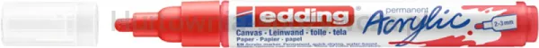Marker Akrylowy E-5100 Edding, 2-3 Mm, Matowa Czerwień