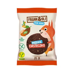 Frank &amp Oli Miękkie ciasteczko Fo Kids z kakao i orzechem laskowym 35g