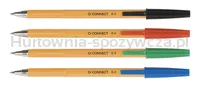 Długopis Q-Connect Z Wymiennym Wkładem 0,4Mm (Linia), Czerwony - 2