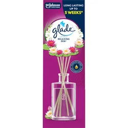 Glade Reed Diffuser - Relaxing Zen™, Odświeżacz Powietrza Pachnące Patyczki 50Ml