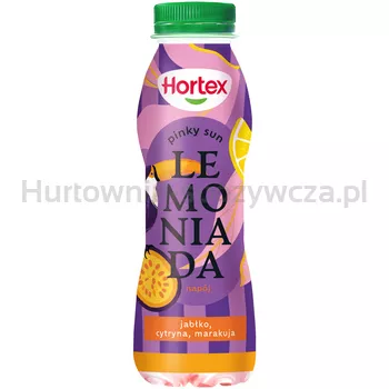 Hortex Lemoniada Napój Jabłko-Cytryna-Marakuja butelka Pet 400ml kaucja