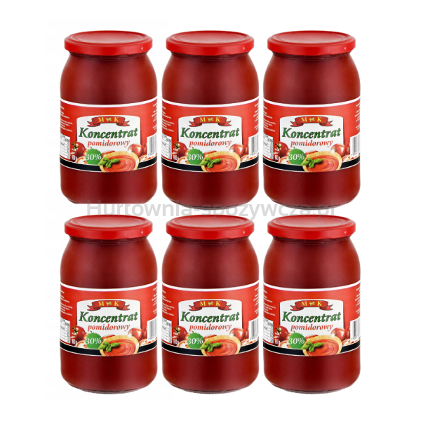 Mk Koncentrat Pomidorowy 900G 30% x 6 sztuk