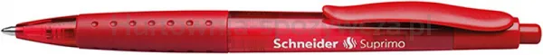 Schneider Długopis Automatyczny Suprimo, M, Czerwony 