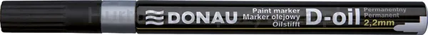 Marker olejowy DONAU D-Oil, okrągły, 2,2mm, srebrny