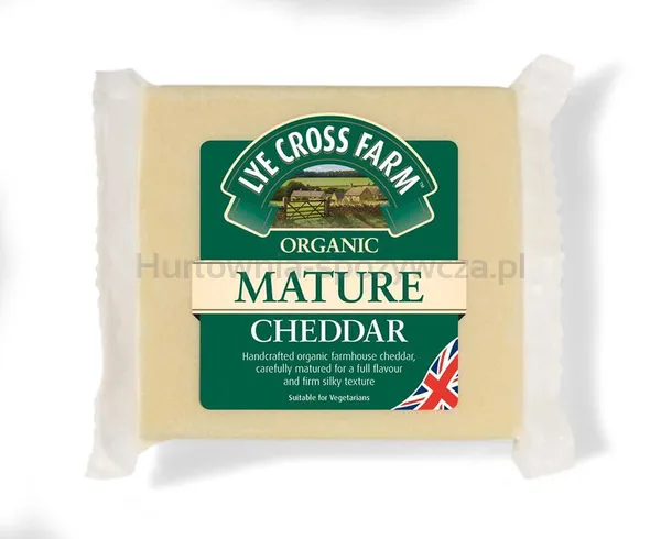 Ser Cheddar Dojrzały, Dojrzewający 9-12 Miesięcy Bio 200 G