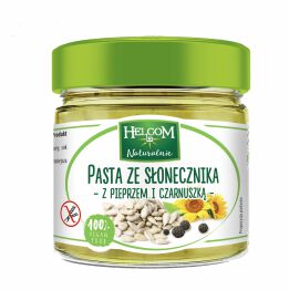 *Helcom Pasta Ze Słonecznika Z Pieprzem I Czarnuszką 225 Ml